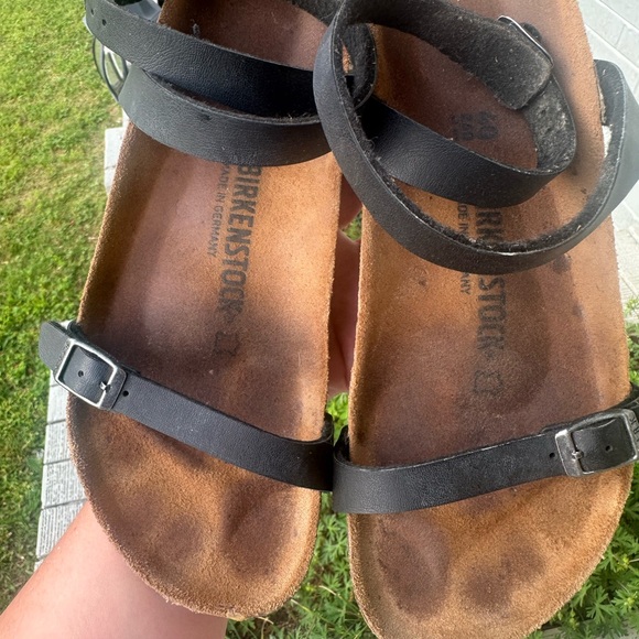 Birkenstock Dalao Black Ankle Strap Sandals 8.5 / 39 - Picture 8 of 9